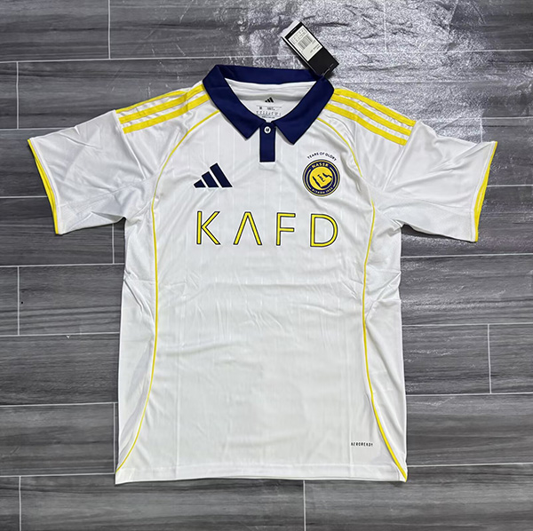 25-26 Season Riyadh Al-Nassr Third White Color Football Jersey